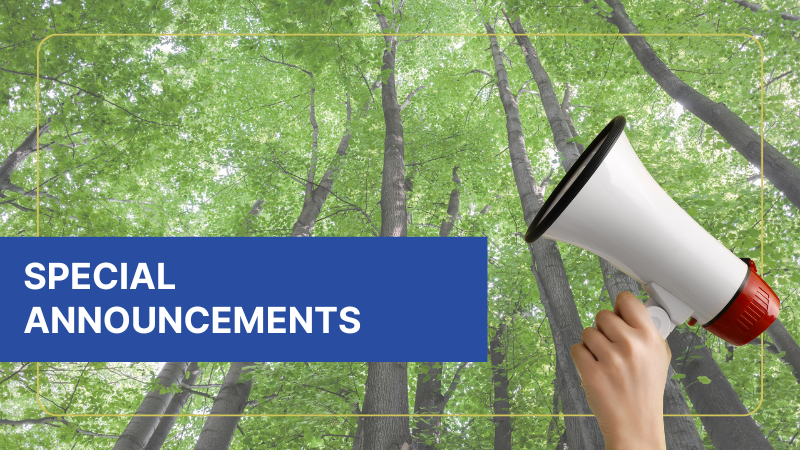 special announcements