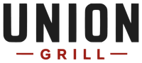 Union Grill logo with bold black text and red accents