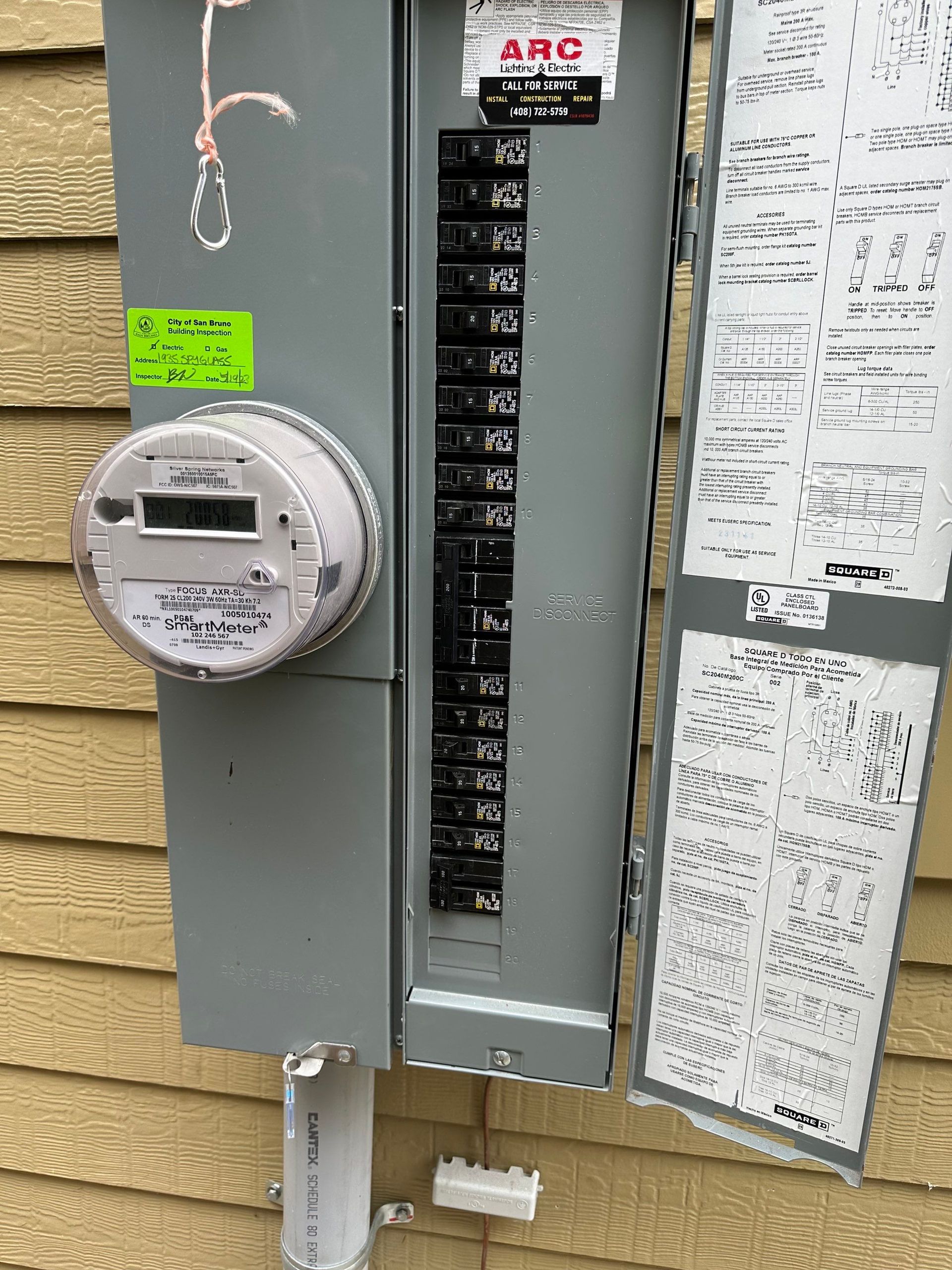 Electrical Panel Installation in Milpitas, CA ARC Electrical Services