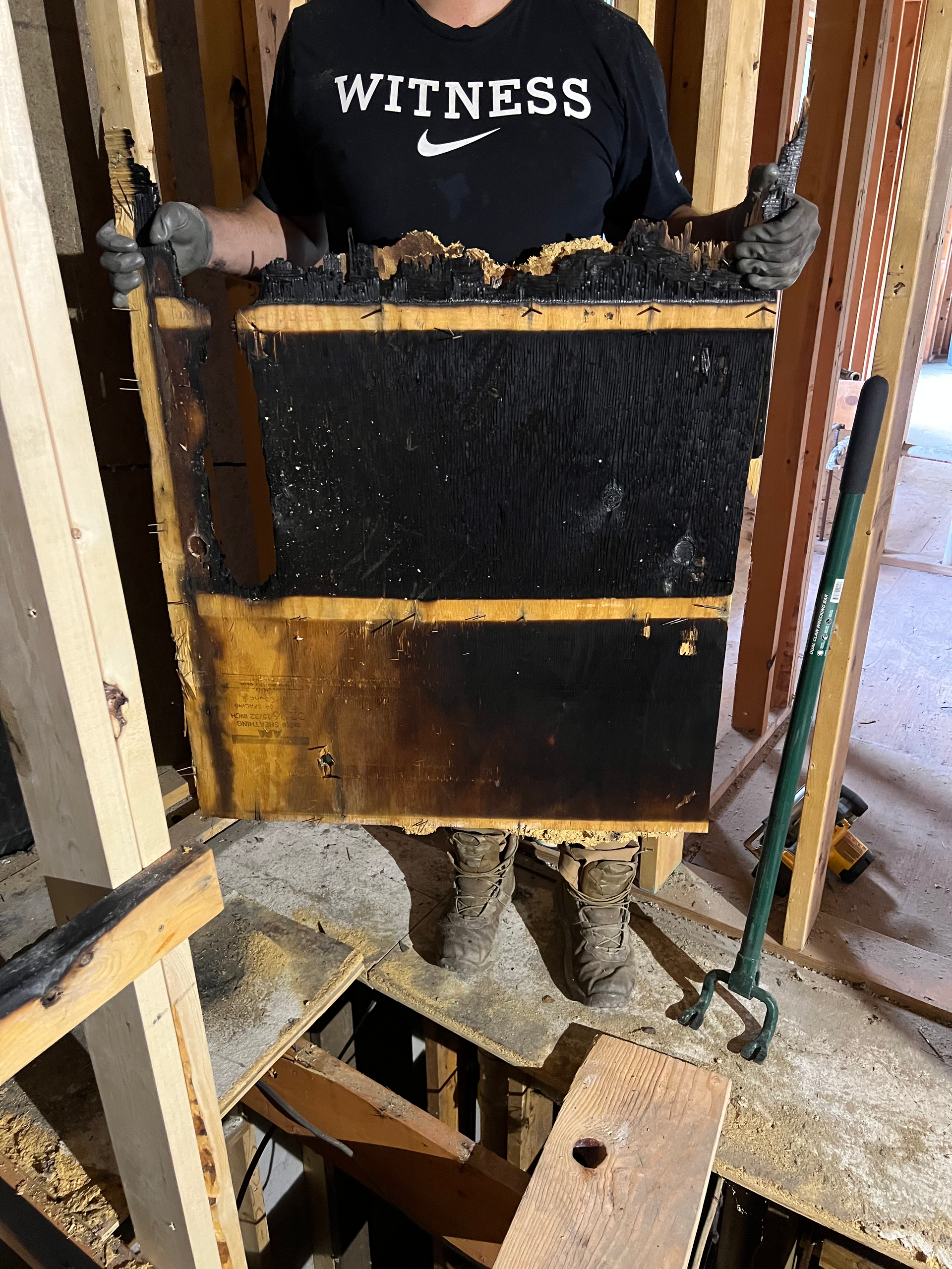 Fire Damage to Subfloor