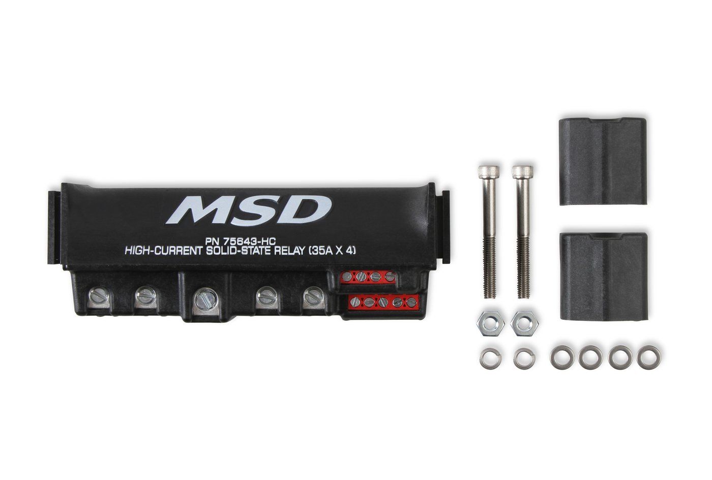 MSD 大電流四通道固態繼電器(35A×4・黑) 75643-HC