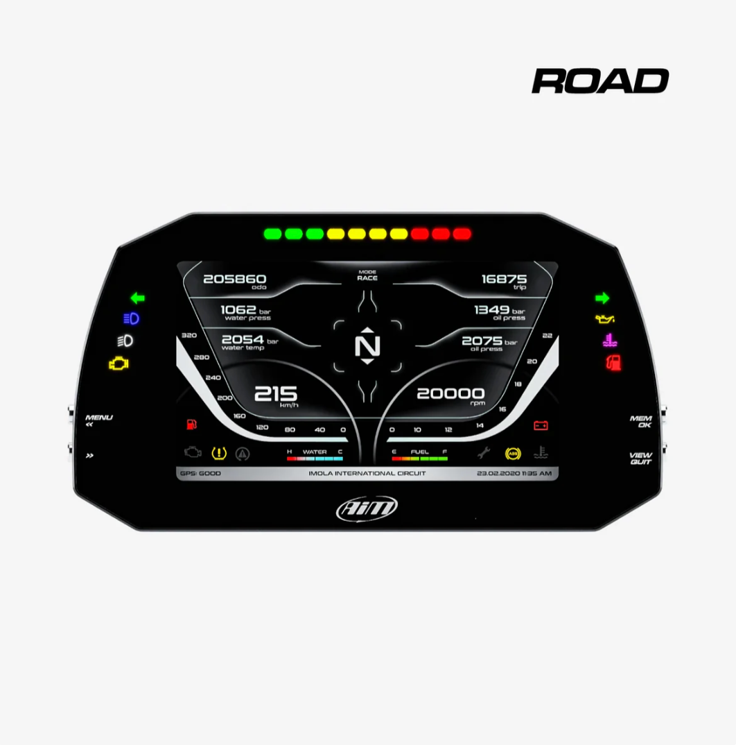 AiM MXG 1.3 Strada 賽車螢幕(7吋彩色顯示器)