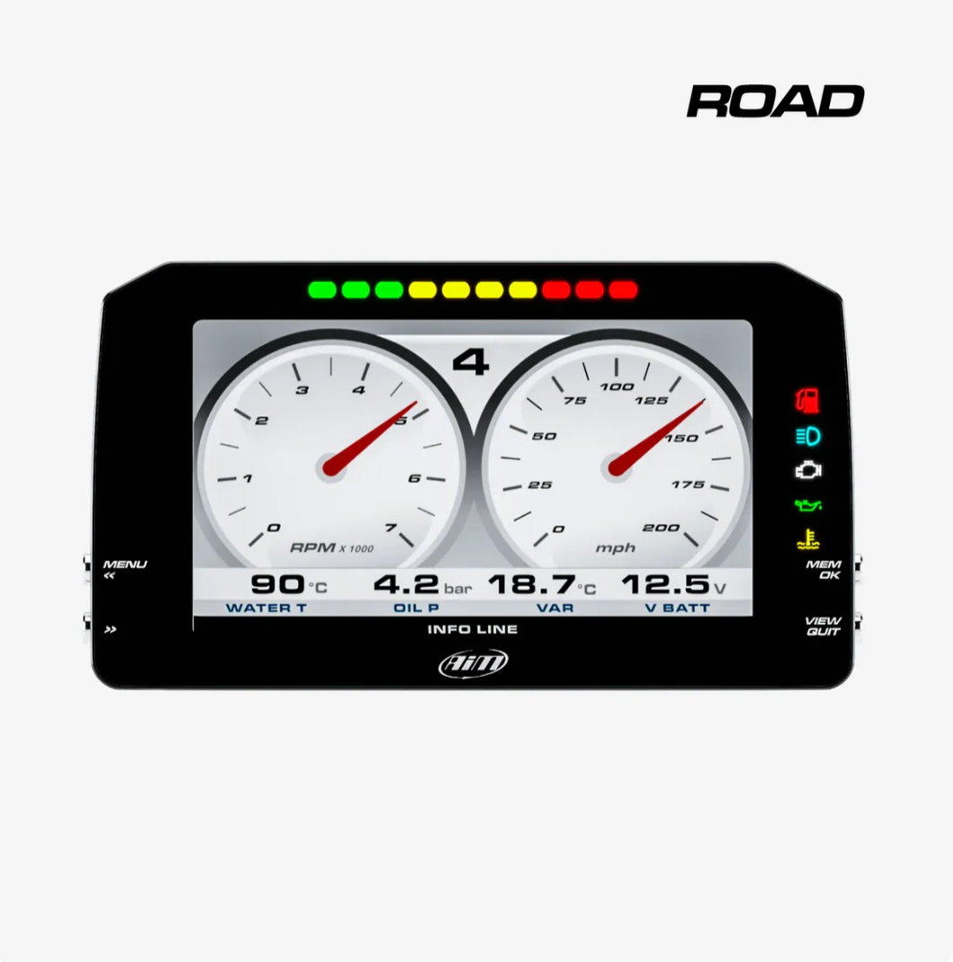 AiM MXP 1.3 Strada 賽車螢幕(6吋彩色顯示器)