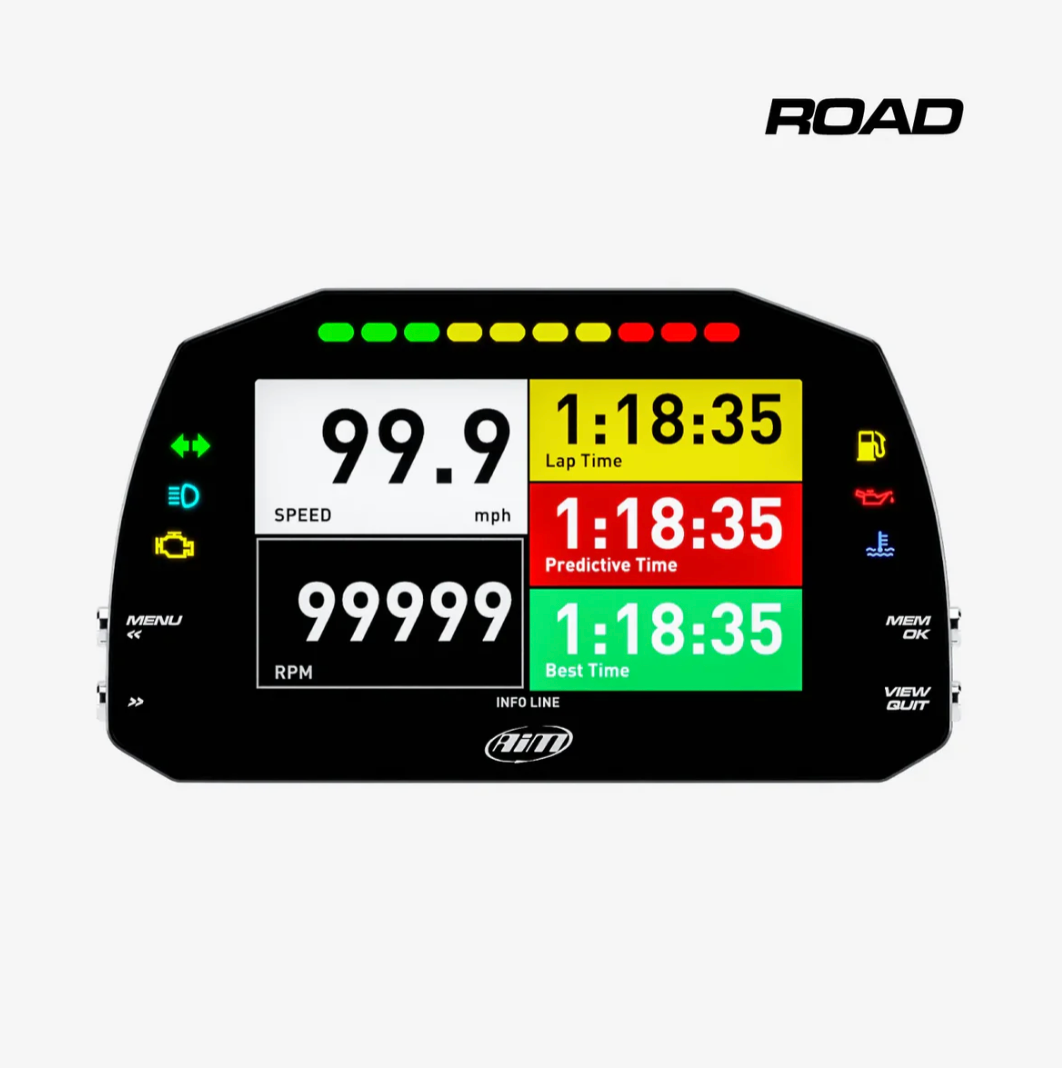 AiM MXS 1.3 Strada 賽車螢幕(5吋彩色顯示器)