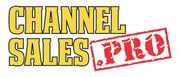 A yellow and red logo for channel sales pro