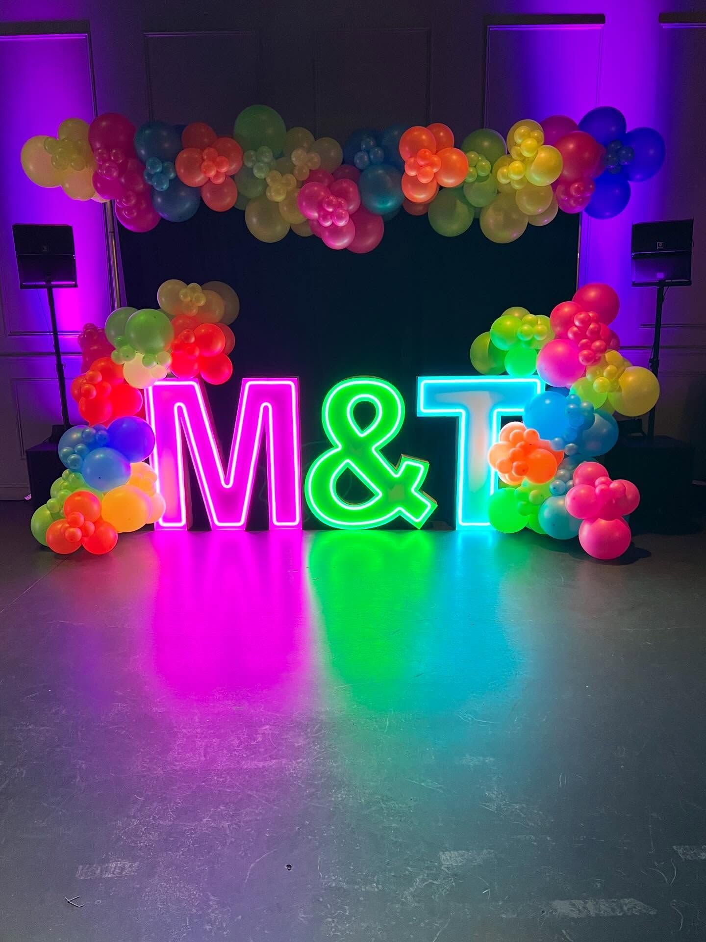 Neon letters 