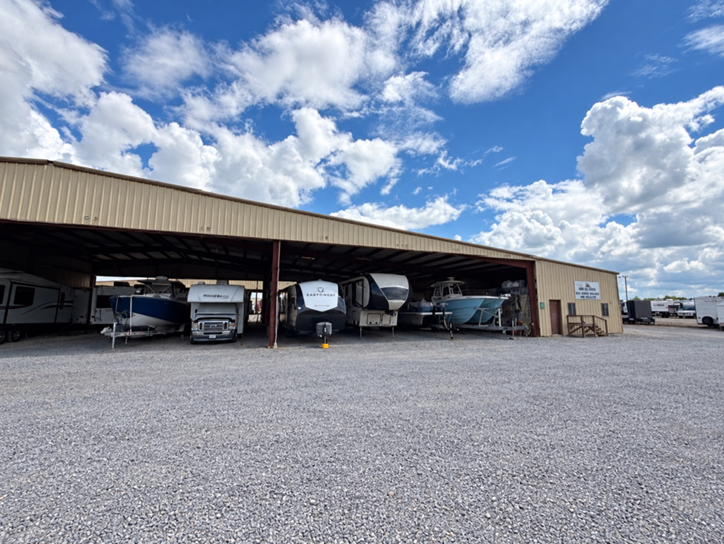 Covered storage area C-12–C-24 at Wildman Warehouse