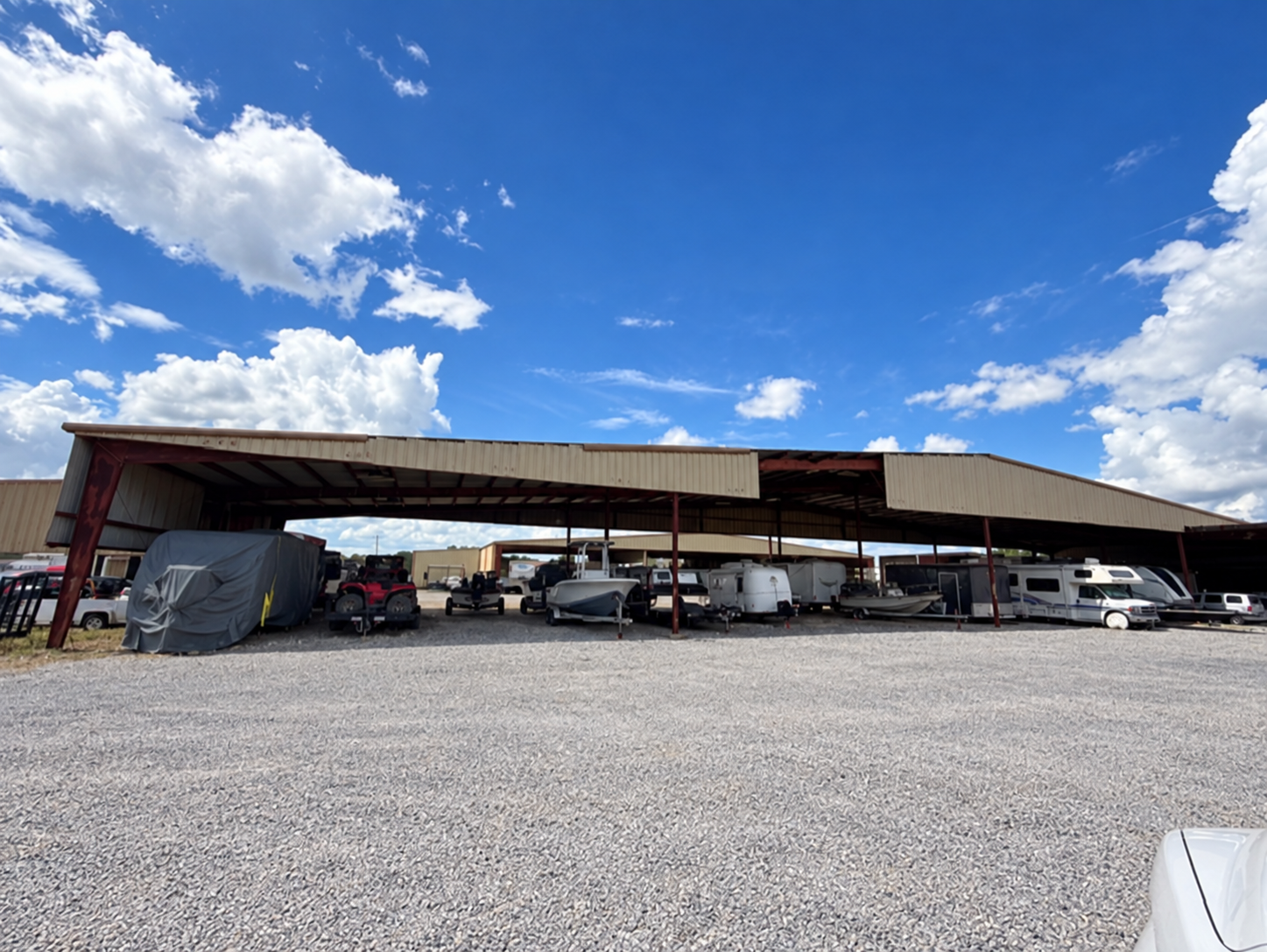 Covered storage area C-25–C-56 at Wildman Warehouse