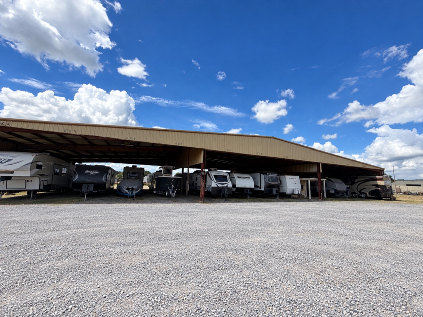 Covered storage area C-13–C-24 at Wildman Warehouse
