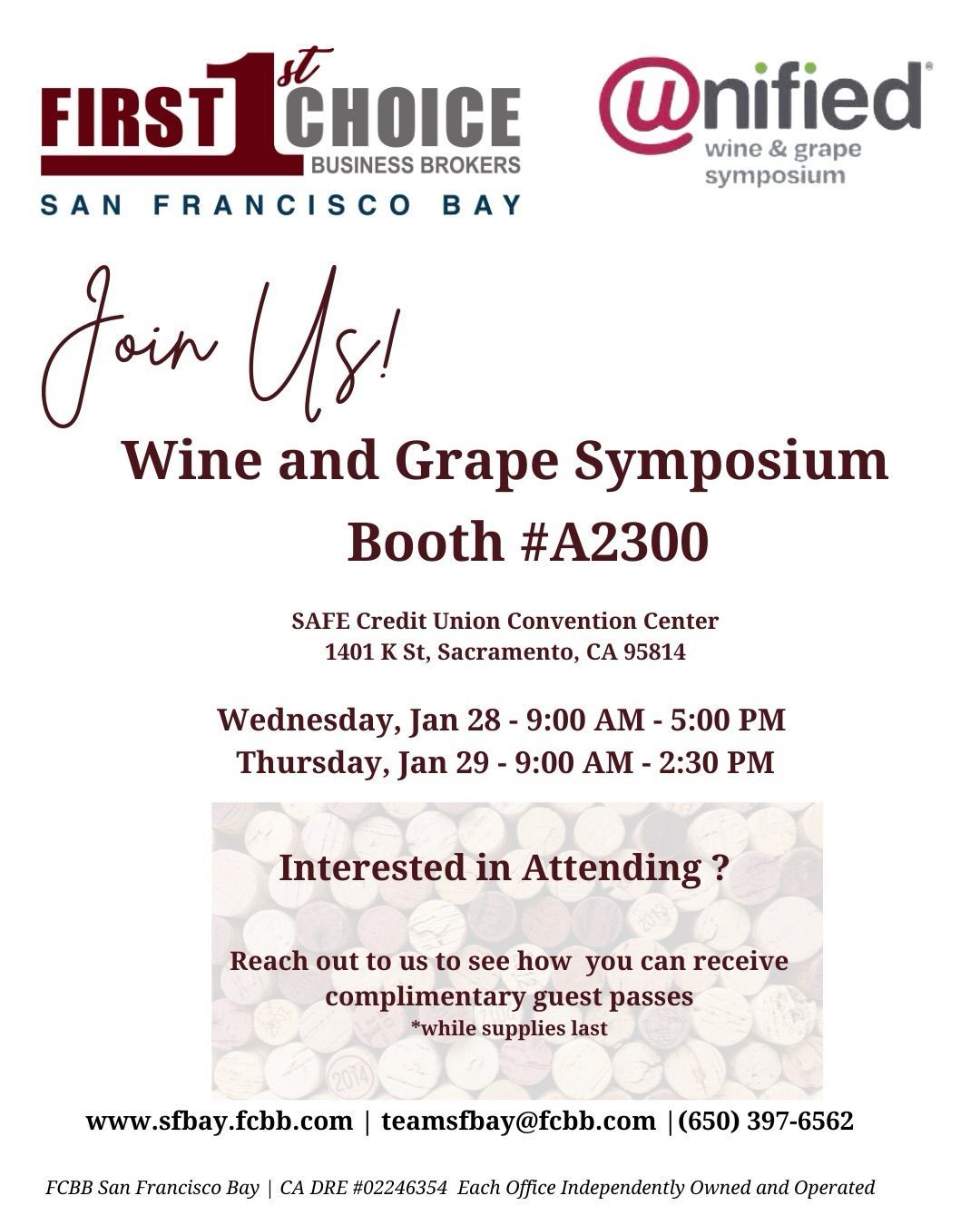 Join us at Unified W&GS, Jan 2026
