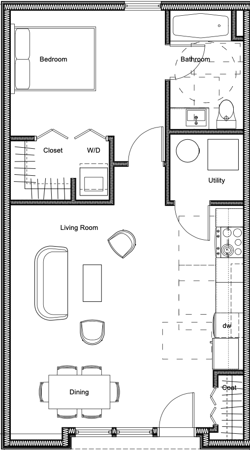 Unit A Floor Plan - linked to Floor Plan Page
