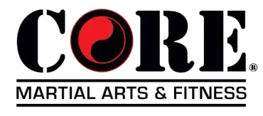 The logo for core martial arts and fitness