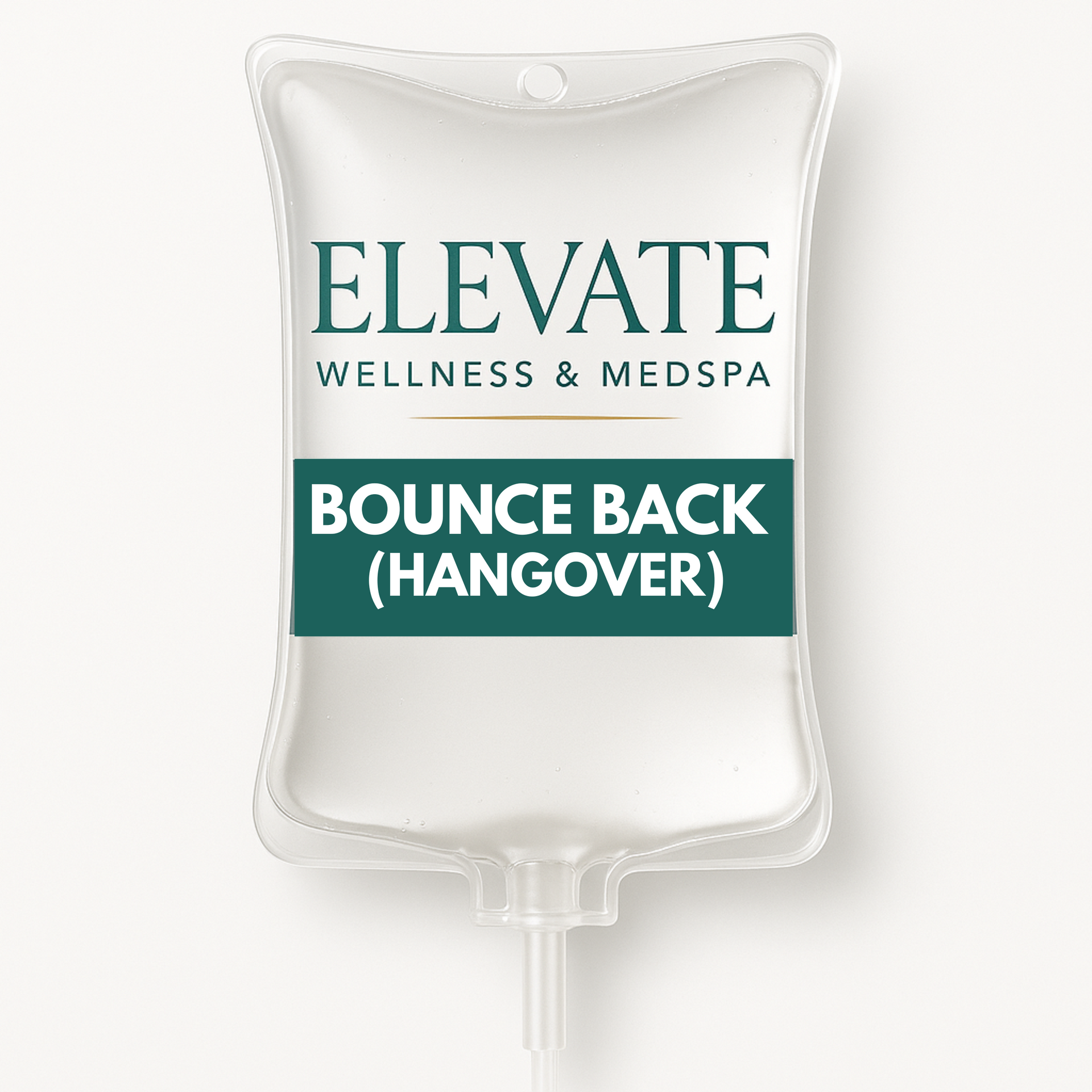 A bag of elevate wellness and medspa bounce back hangover.