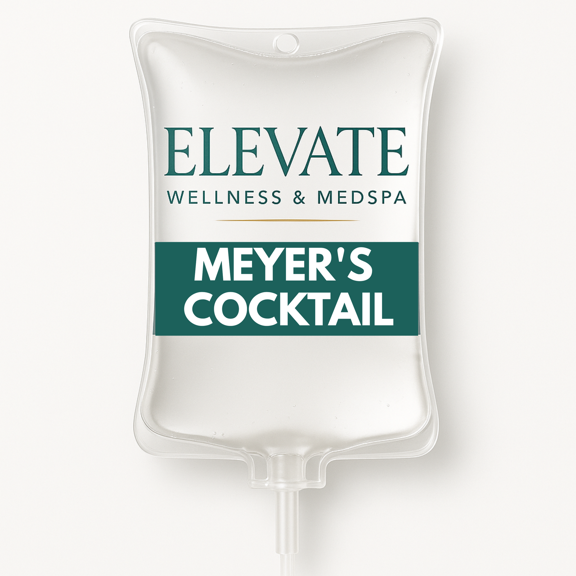 A bag of elevate wellness and medspa meyer 's cocktail.