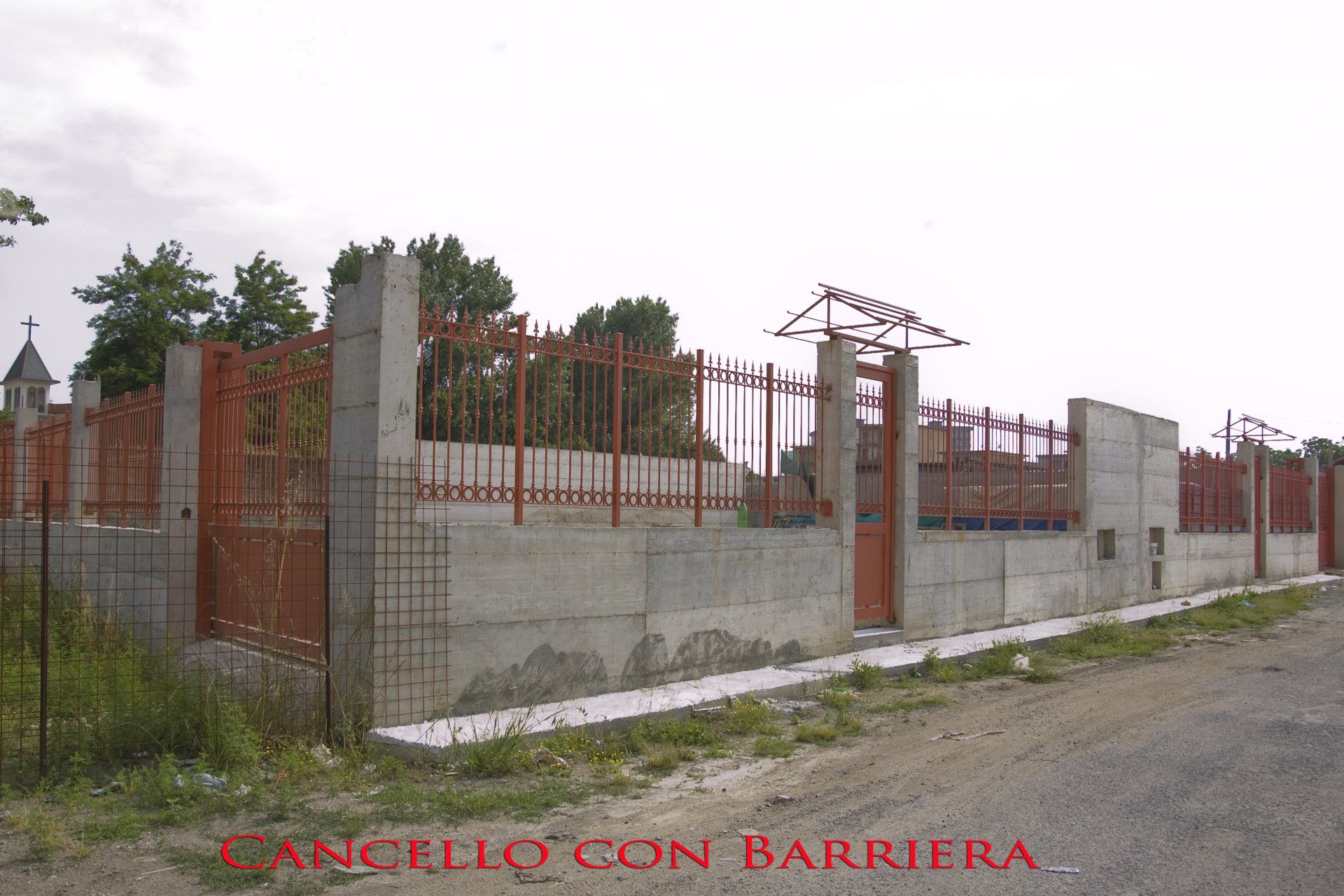 Cancello e ringhiera in ferro