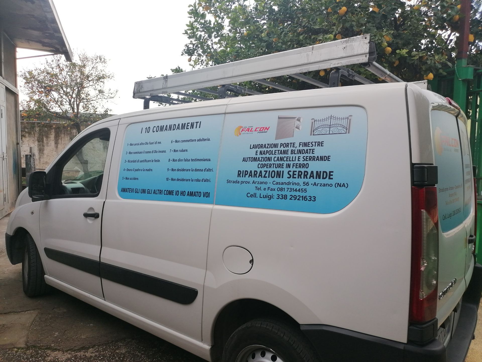 Furgone pronto intervento fabbro