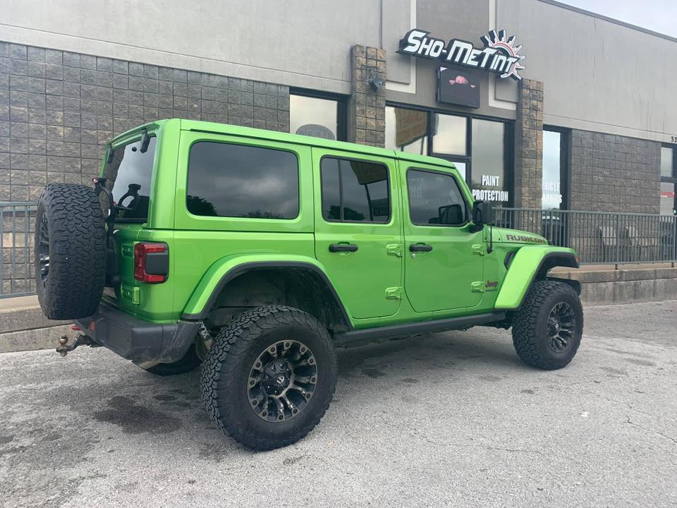dyed charcoal window tint