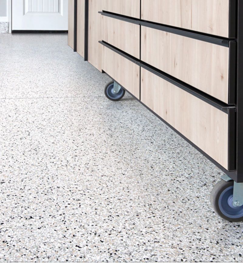 Decorative Chip Garage Floor Coating