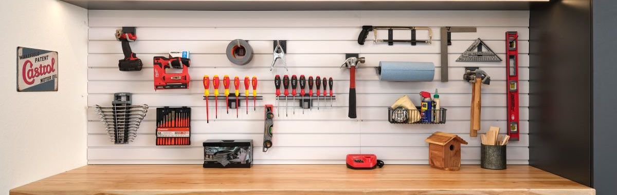 Custom Garage Slatwall System