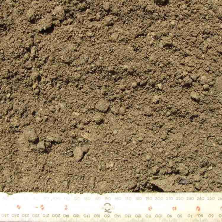 Close-up of Brown Soil With a Ruler Along the Bottom — Kuranda Landscape Supplies in Kuranda, QLD