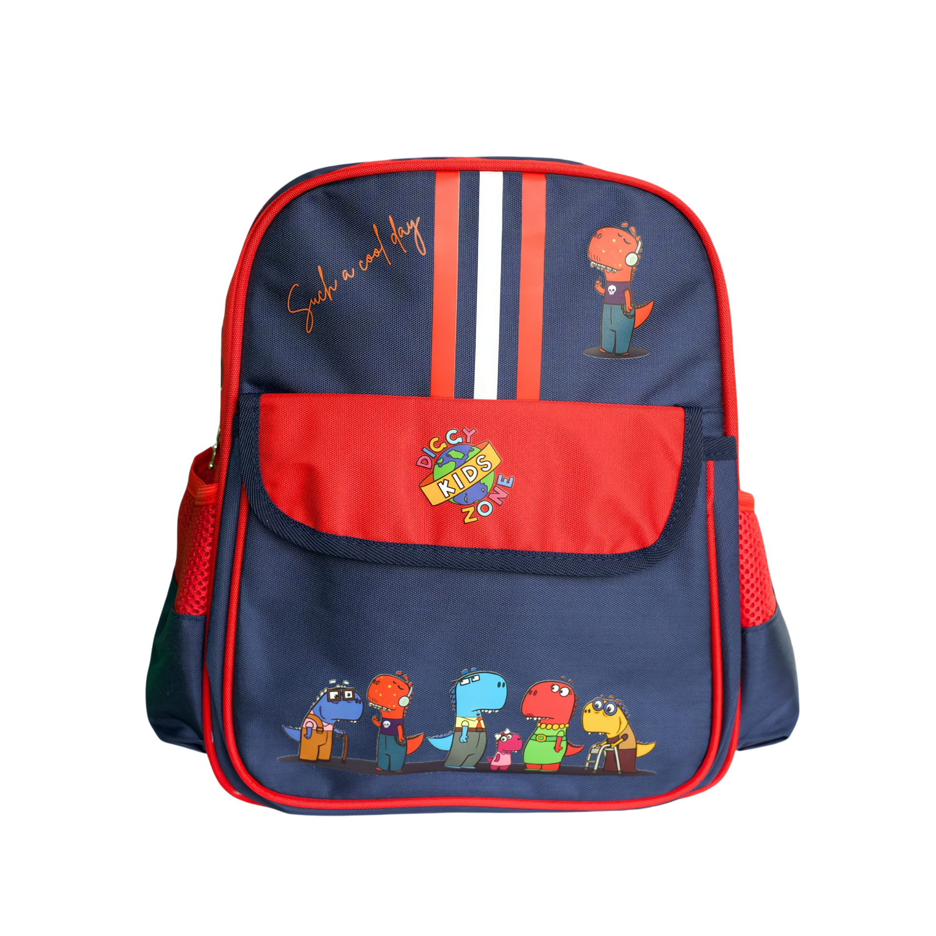 Diggy Dinos Red & Blue Bag