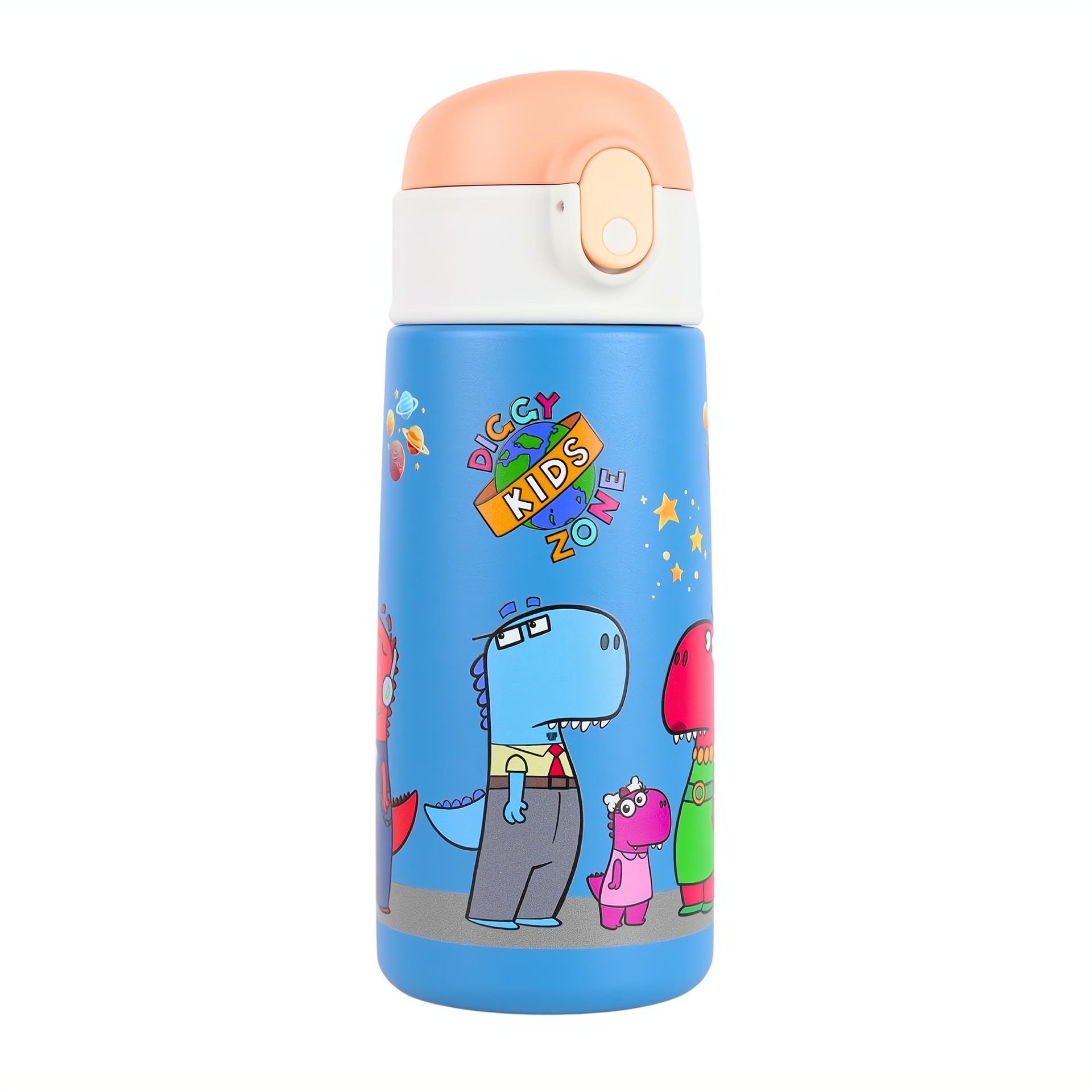 Kids Stainless Water Bottle - 16 oz - Blue Color