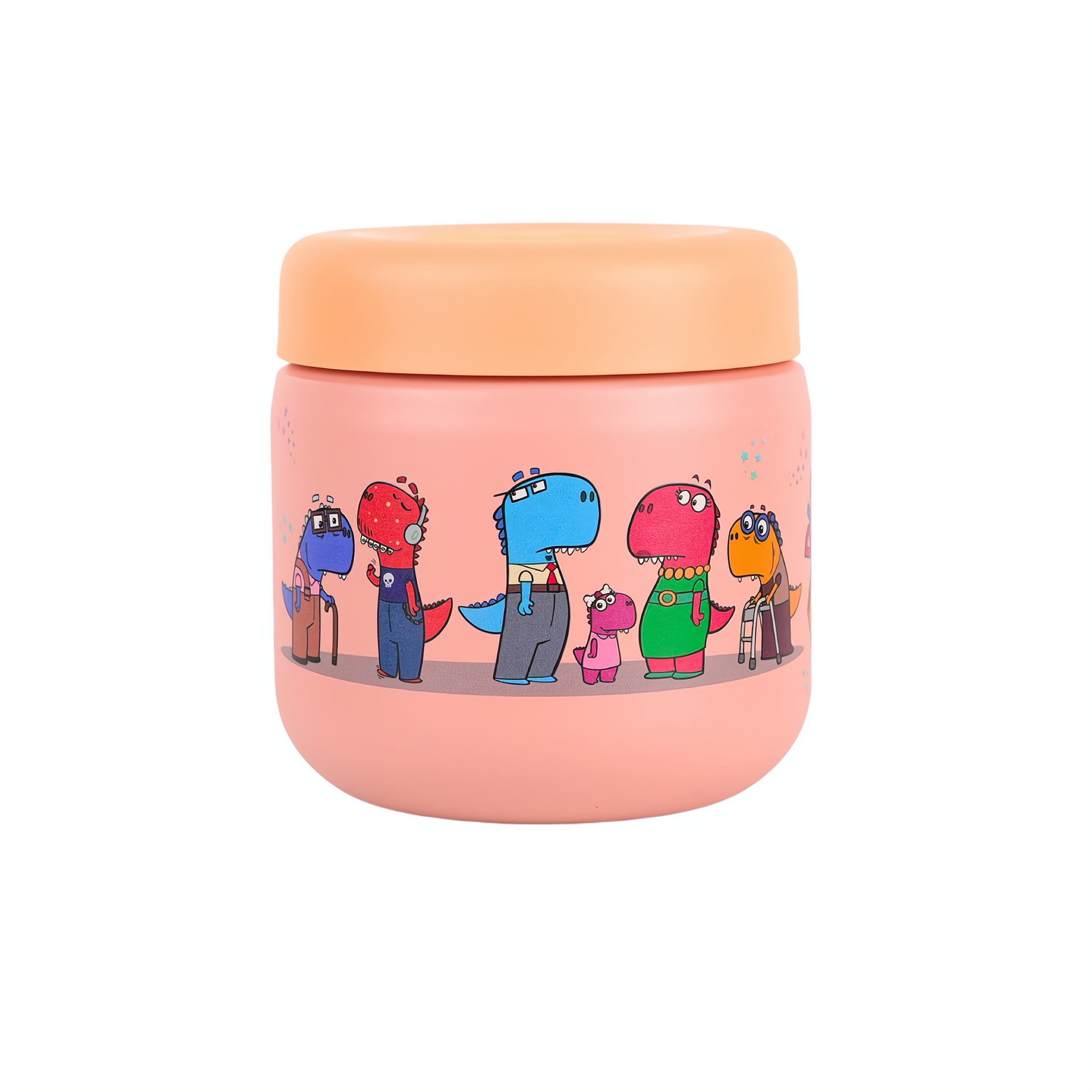 Kids Stainless Food Container Jar - 12 oz - Pink Color