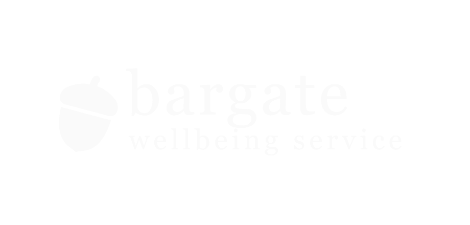 Faint white Baugate waste services logo on a white background