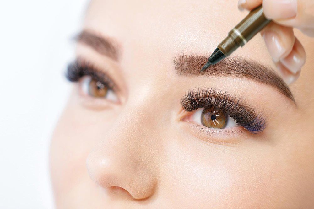 woman with brown eyes