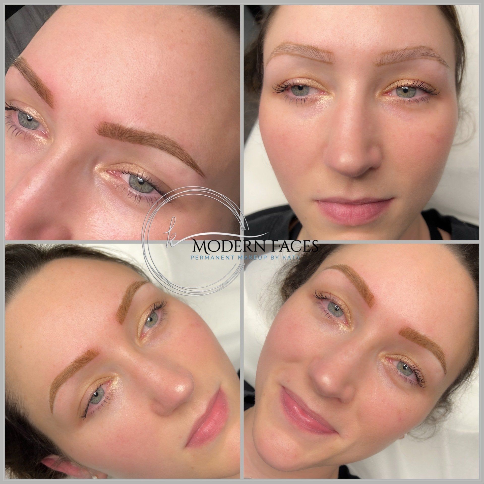Woman with permanent eyebrows in Franklin, TN