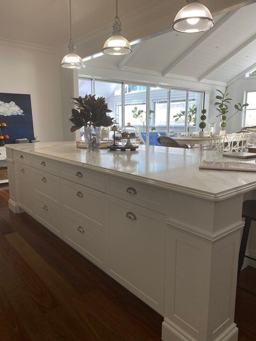 Kitchen With a Large Island and Lots of Drawers — Ken Willis Joinery Pty Ltd In South Grafton, NSW