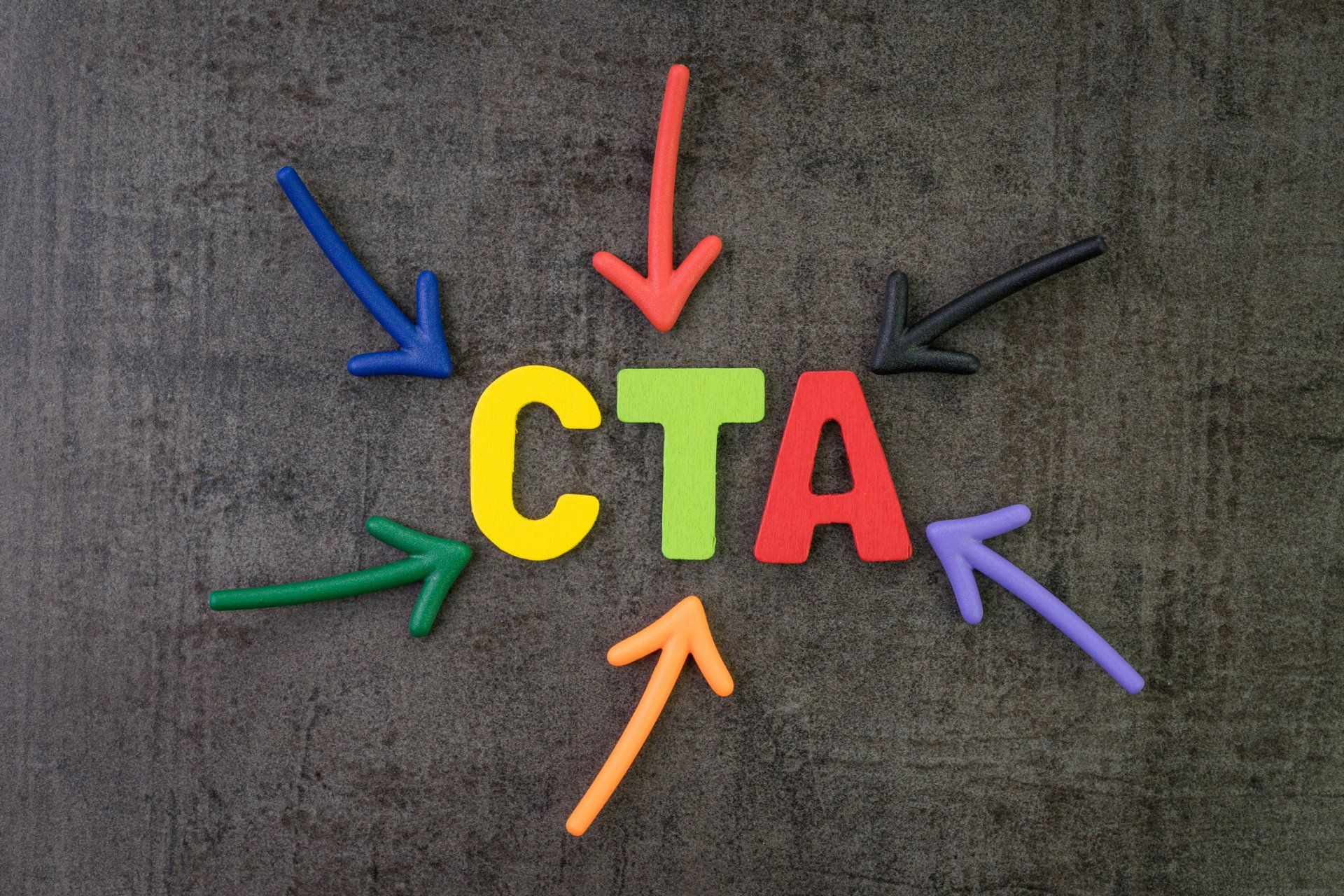The word cta is surrounded by arrows pointing in different directions