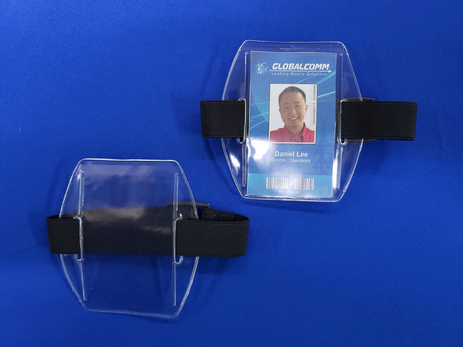 Porta gafete de brazo cristal c16