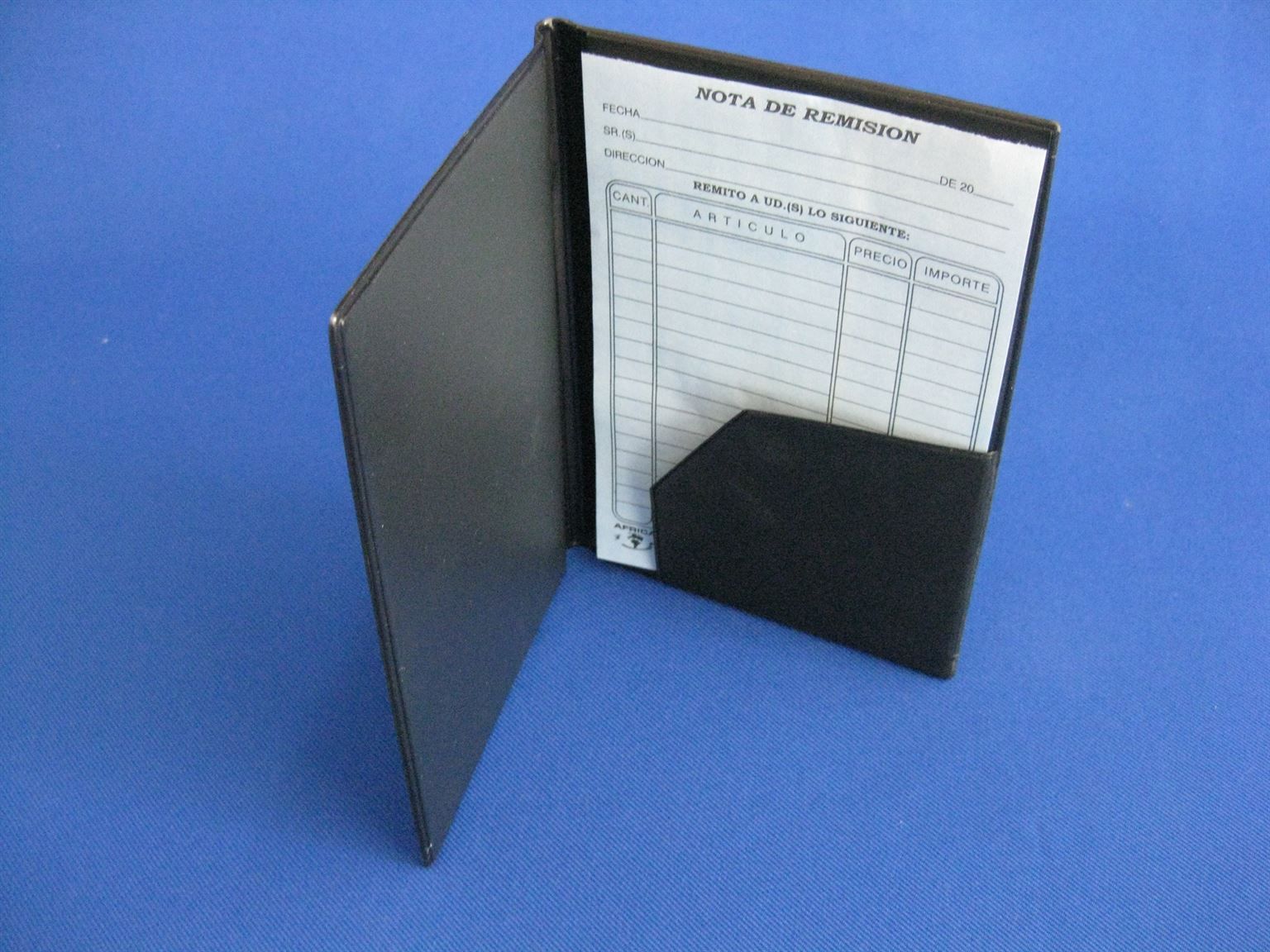 Carpeta curpiel porta comanda