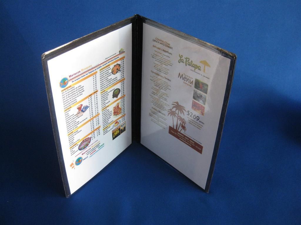 Carpeta porta menú