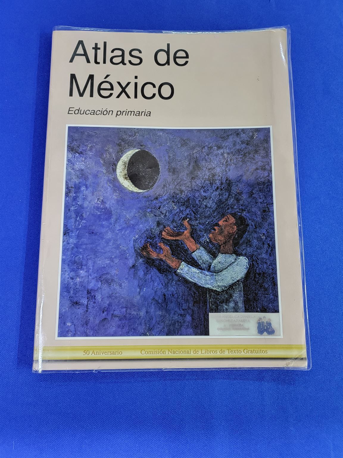 Forro de vinil para libro Atlas