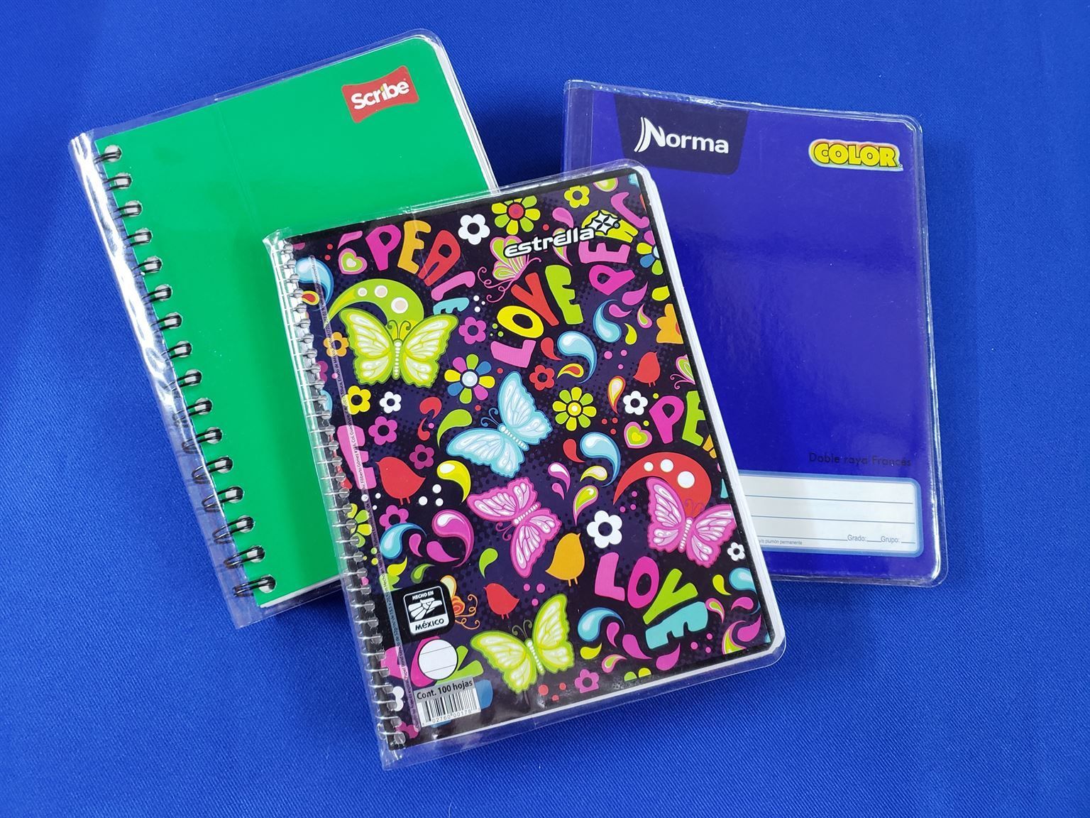 Forro para cuaderno forma  francesa      21.4 x 34 cm