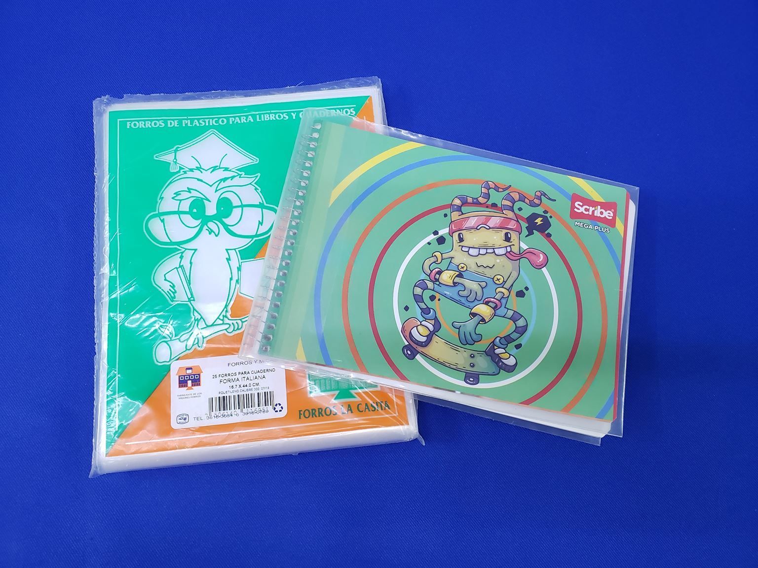 Forro de polietileno para cuaderno forma italiana calibre 300