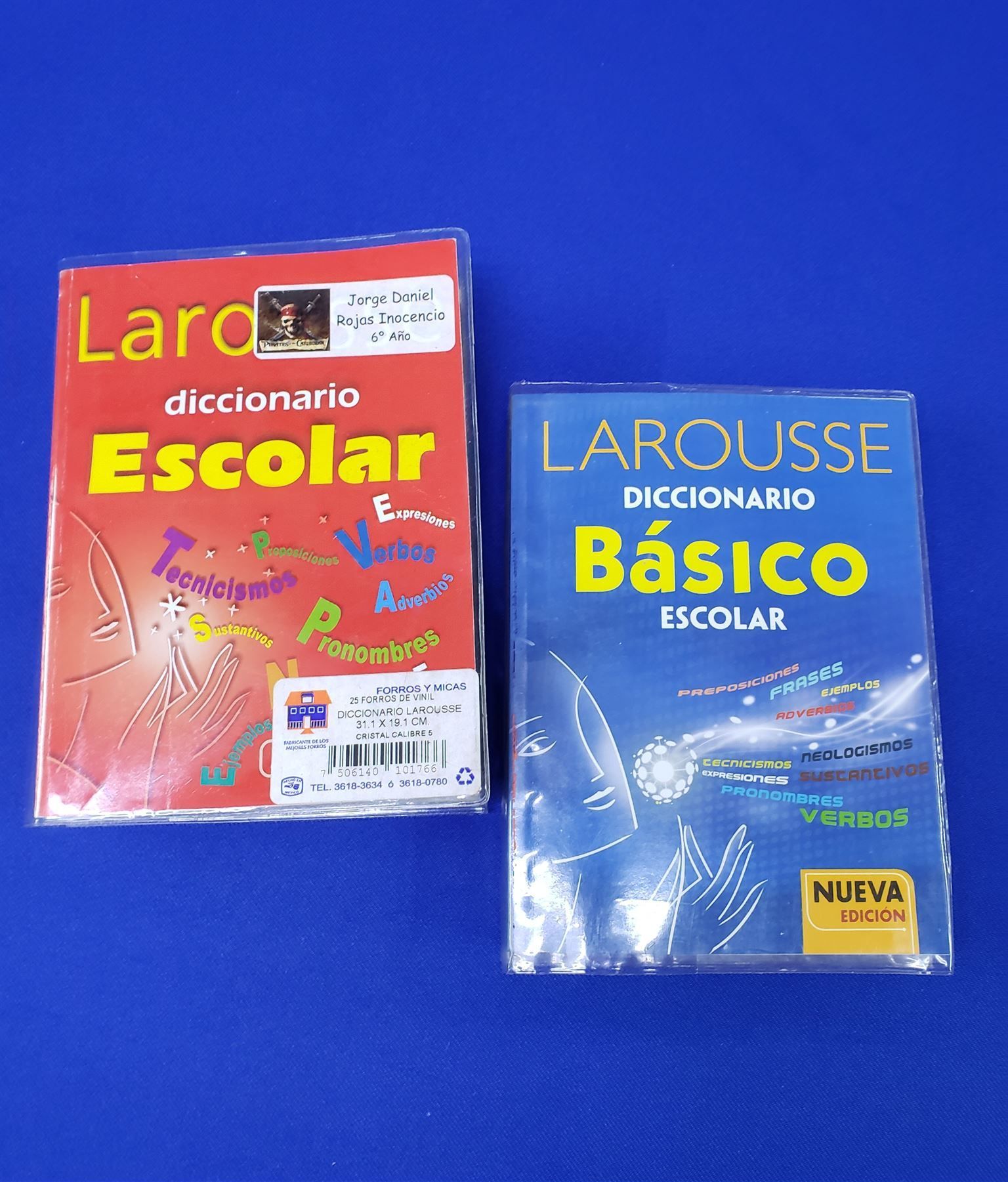 Forro de vinil diccionario larousse