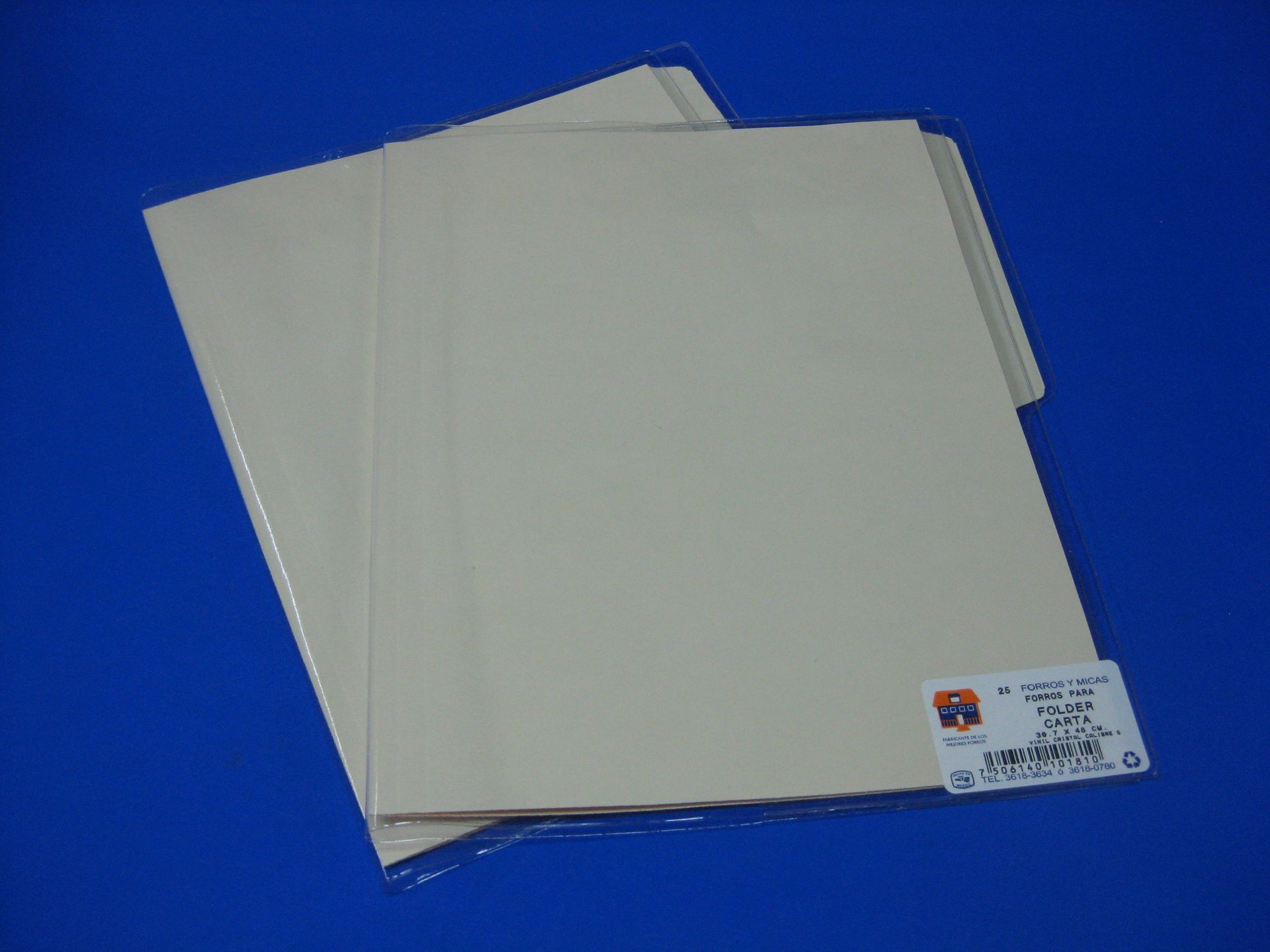 Forro de vinil folder carta