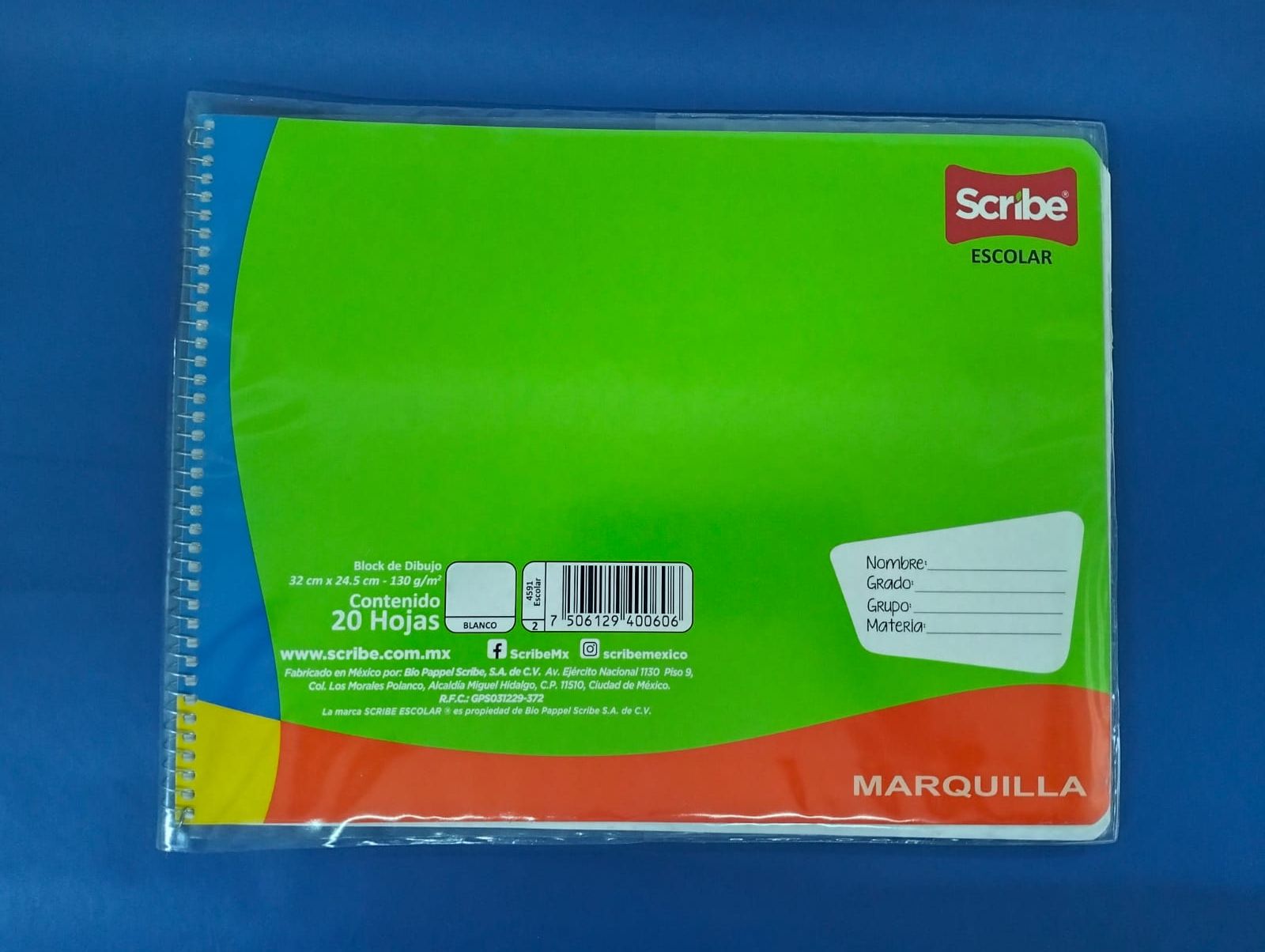 Forro de vinil para cuaderno de dibujo