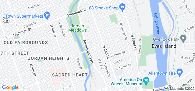 Map of business location