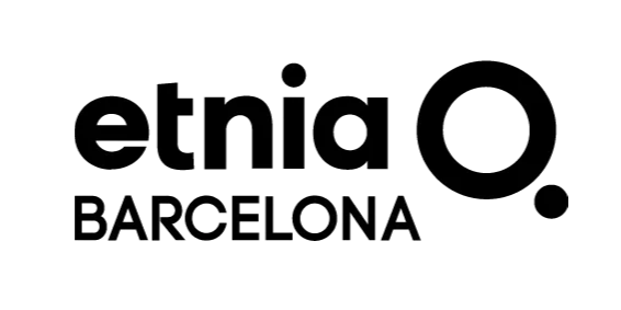 Black logo featuring the word 
