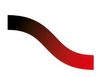 Una linea ondulata e sfumata passa dal nero al rosso.