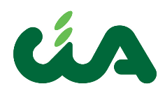 Logo stilizzato “uA” di colore verde con due foglie di colore verde chiaro sopra di esso.