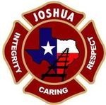A Joshua department logo with a Texas flag and a ladder.