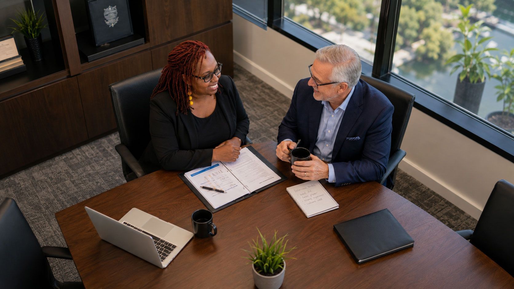 Founder and advisor in strategy conversation