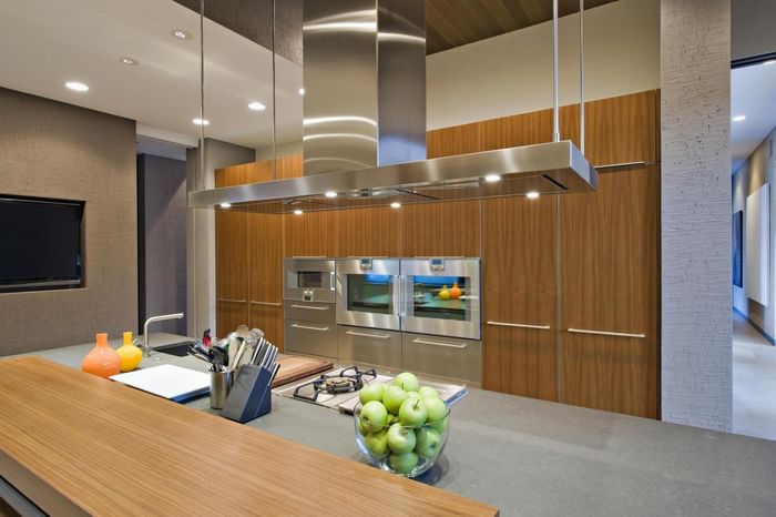 kitchen with cutlery and utensils