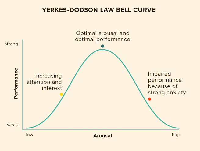 Yerkes-Dodson Law, Stress Performance Curve.