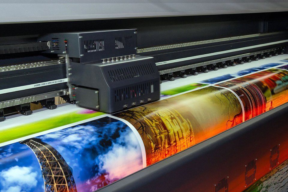 stampa di foto colorate